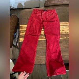 Women’s Talbots Red Corduroy Pants